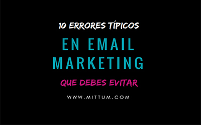 Ebook 10 errores típicos en email marketing que debes evitar