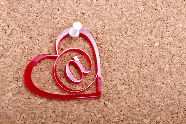 email en San Valentín