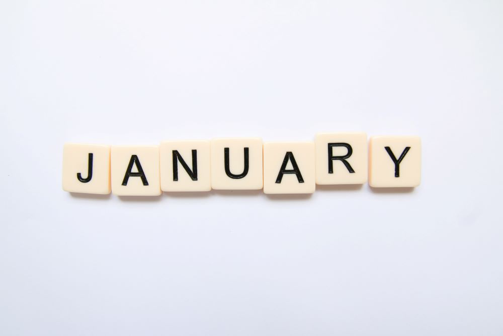 Calendario de email marketing para enero